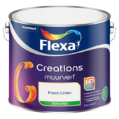 Flexa Creations muurverf extra mat fresh linen 2,5 liter