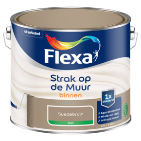 Flexa Strak op de Muur muurverf mat suede 2,5 liter