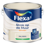 Flexa Strak op de Muur muurverf mat crème 2,5 liter