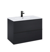 Atlantic wastafelonderkast Aisa zwart 80 x 46 x 63 cm