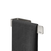 Tiger dubbele keuken- en handdoekhaak geborsteld RVS