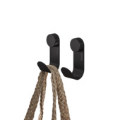 Tiger handdoekhaak mat zwart