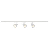 Nordlux 3-spot railverlichting met 1 meter rail Eik Link 35W GU10 fitting wit