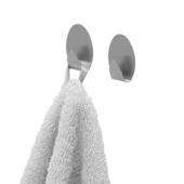 Tiger ophang haak Baseline Oval medium geborsteld RVS set van 2