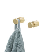 Tiger haken set van 2 Pico geborsteld goud RVS