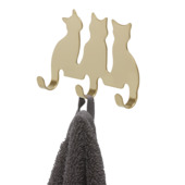 Tiger haak Cats goud zelfklevend multihaak