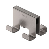 Tiger Handdoekhaak Caddy Dubbel Rvs