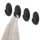 Tiger haak Baseline set van 4 zwart zelfklevend