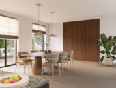 Lattenwand Decowall Acoustic Advanced ton sur ton walnoot 260x30cm, 2 stuks (1.56m²)