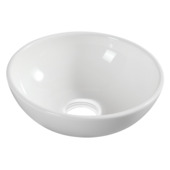 Marho Drova waskom rond 28 x 10 cm keramiek glans wit