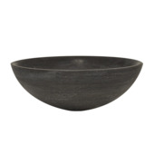 Marho Nudo waskom rond 40 x 14 cm hardsteen gezoet