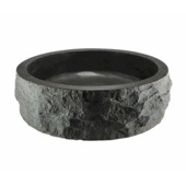 Marho Nudo waskom rond hamerslag 40 x 12 cm hardsteen gezoet