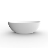 Marho Chiek vrijstaand ligbad mat wit 165 x 75 cm