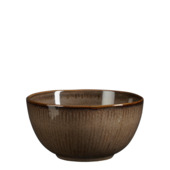 Nusa schaal bruin - h7xd14cm