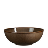Nusa schaal bruin - h6xd16,5cm