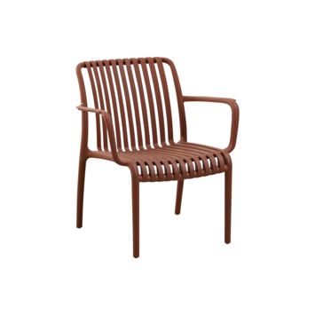 Wakefield fauteuil Fleur terracotta kunststof kopen? Tuinstoelen | Karwei