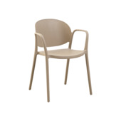 Tuinstoel Sam beige 55,5 x 57,5 x 80 cm