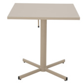 Bistrotafel Otis beige metaal 70 x 70 x 72 cm