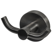 Haceka Kosmos handdoekhaak dubbel grafiet gun metal