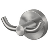 Haceka Kosmos dubbele haak RVS look geborsteld mat