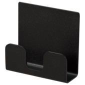 Haceka handdoekhaak Redefine dubbel zelfklevend mat zwart