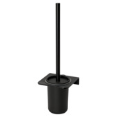 Haceka toiletborstelhouder set Redefine hangend aluminium mat zwart