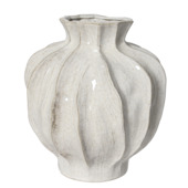 Vaas wit 26 cm glanzend keramiek