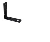 Waelbers hoekanker met ril 150 x 90 x 63 mm zwart