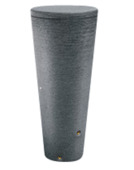 Regenton Tubo graniet met plantenschaal 320L