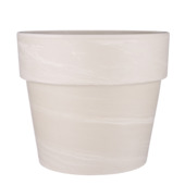 Bloempot Carina creme beige Ø 35 cm