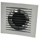 IVC Air Design inbouwventilator met timer aluminium 100 mm