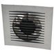 IVC Air Design inbouwventilator met timer en vochtsensor aluminium 125 mm