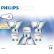 Philips halogeenspot reflector GU10 35W 3 stuks