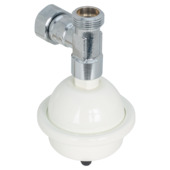 Sanivesk Waterslagdemper + T-Stuk 1/2"Fx3/4"Fx1/2"M