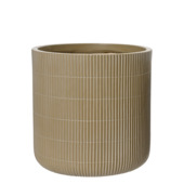 Bloempot Pippa planter fiberclay taupe Ø 24,5x25,5 cm