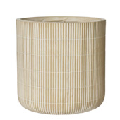 Bloempot Pippa planter fiberclay beige Ø 30x30 cm
