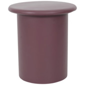 Bijzettafel Luca burgundy ø 40 cm fiberclay