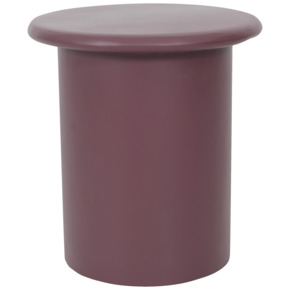 Bijzettafel Luca burgundy ø 40 cm fiberclay