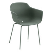 Tuinstoel Charlie groen 57,5 x 58,5 x 81,5 cm