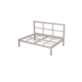 Palletbank Dune 84 cm beige aluminium