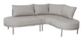 Loungeset tuin Mila beige staal