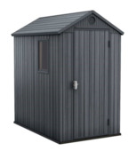 Keter tuinhuis Darwin 46 woodlook greyish kunststof 130 x 192 x 198 cm