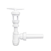 Aqmos afvalwater set met sifon