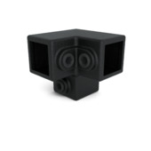 Novidade steigerbuis koppelstuk vierkant kniestuk ø 25 mm