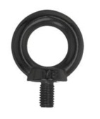 Oogbout m10 RVS Zwart