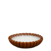 Kaars bruin - h3,5xd14,5cm