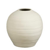 Maite vaas off white - h38xd37cm