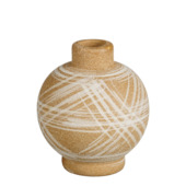 Moma kandelaar bruin - h12xd10cm