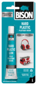 Bison hard plastic lijm blister 25 ml