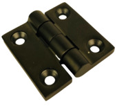 Scharnier 38x38x4mm RVS Zwart